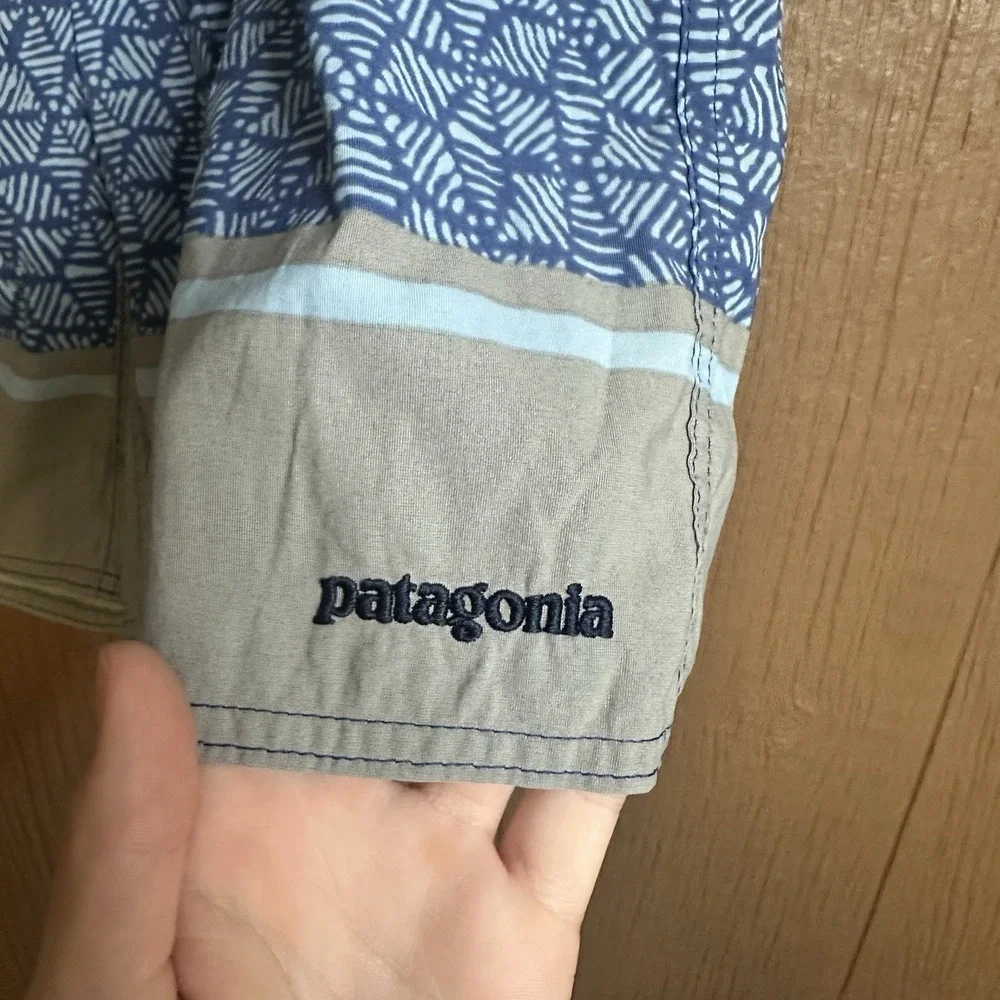 Patagonia Shorts Mens 32 Board Shorts Swimwear Lightweight Swim Trunks Coastal